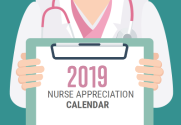 2019 Nurse Appreciation Calendar 2019 Nurse Appreciation Calendar
