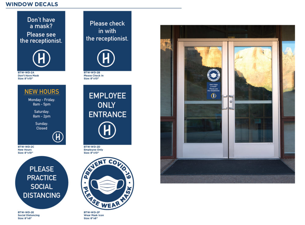 Healthy Workplace Signage - Harger Howe Advertising