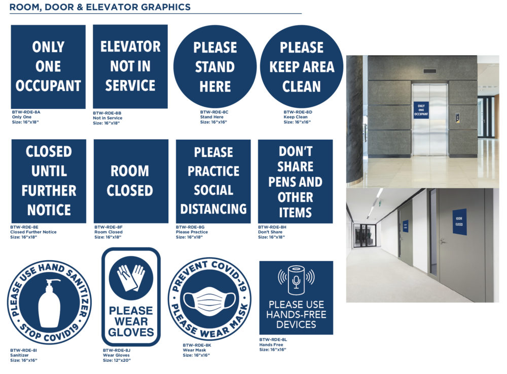 Healthy Workplace Signage - Harger Howe Advertising